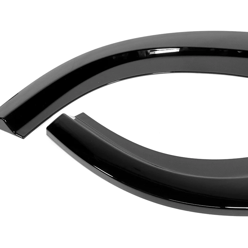 For 2008-2011 Mercedes-Benz W204 C63 AMG 3-PCS  Painted Black Front Bumper Spoiler Lip - Image 3