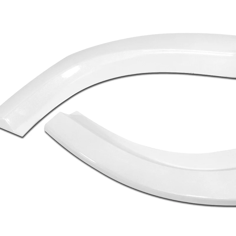 For 2008-2011 Mercedes-Benz W204 C63 AMG 3-PCS  Painted White Front Bumper Spoiler Lip - Image 3