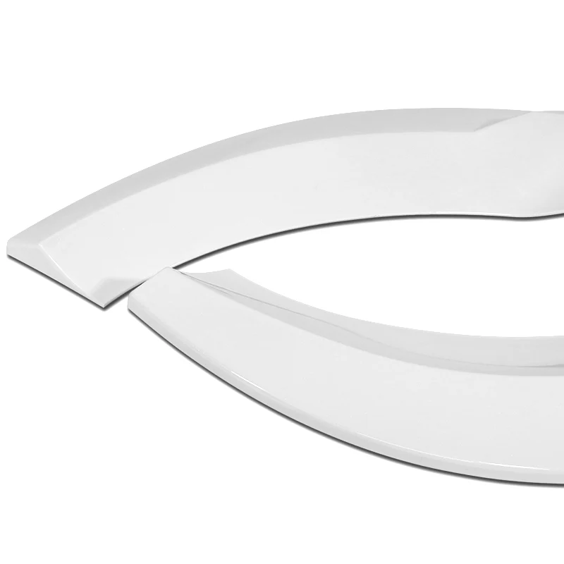 For 2008-2011 Mercedes C-Class Sport W204 Painted White Front Bumper Splitter Spoiler Lip 3PCS - Image 3