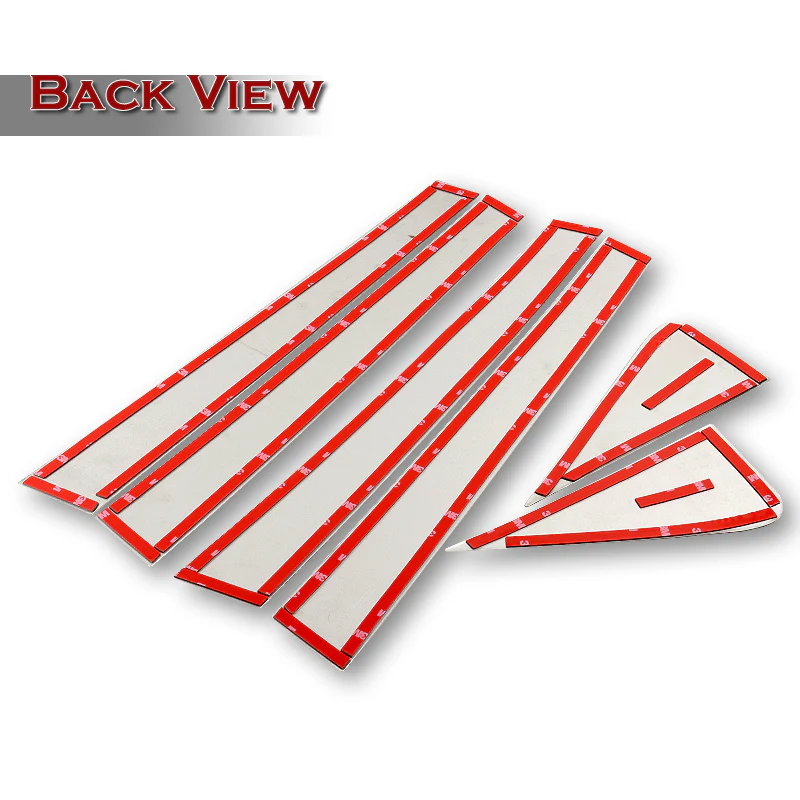 For 2008 - 2012 Ford Escape Mirror Chrome Exterior Stainless Car Window Door Pillar Trim 6-PCS - Image 3