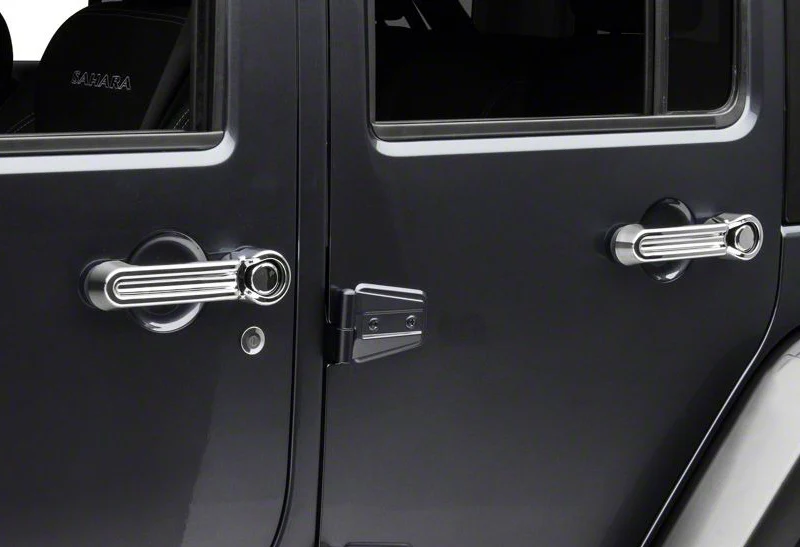 For 2007 - 2012 Dodge Nitro Mirror Chrome Exterior Door Pull Handle Cover Cap Trim Kit 5PCS - Image 3