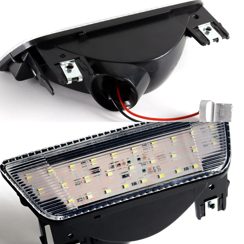 For 2008–2013 Nissan X-Trail 27-LED Tail Bumper Rear Fog Light -Clear Lens - Image 2
