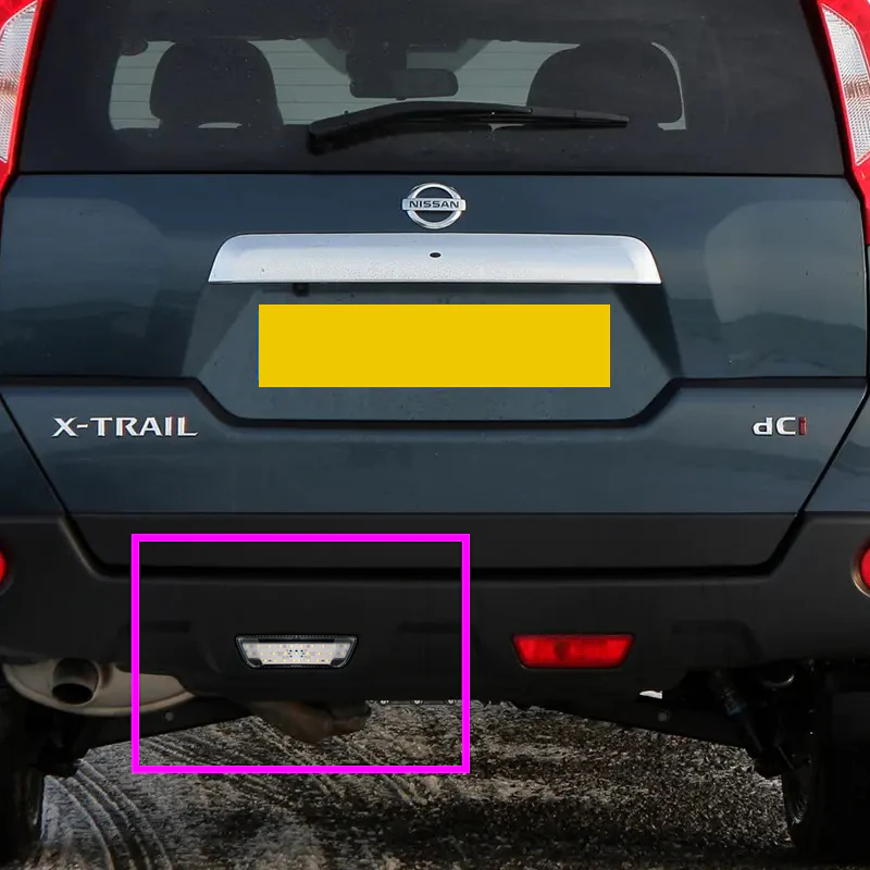 For 2008–2013 Nissan X-Trail 27-LED Tail Bumper Rear Fog Light -Clear Lens - Image 5