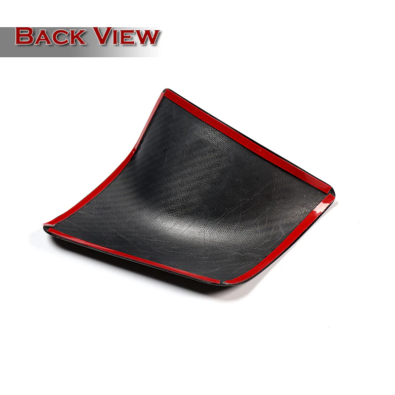 For 2008 – 2015 Mitsubishi Evolution X Exhaust Heat Shield Protector Set 2-PCS -Real Carbon Fiber - Image 4