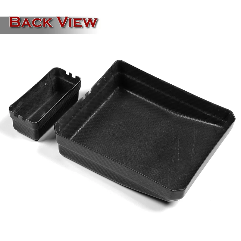 For 2008 - 2015 Mitsubishi Evolution X Engine Bay Fuse Box Cover - 2-Piece Real Carbon Fiber - Image 4