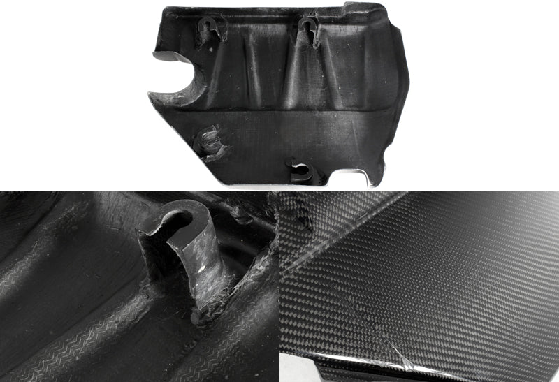 For 2008 - 2015 Mitsubishi Lancer Evolution X Light Weight Engine Cover - Real Carbon Fiber - Image 2