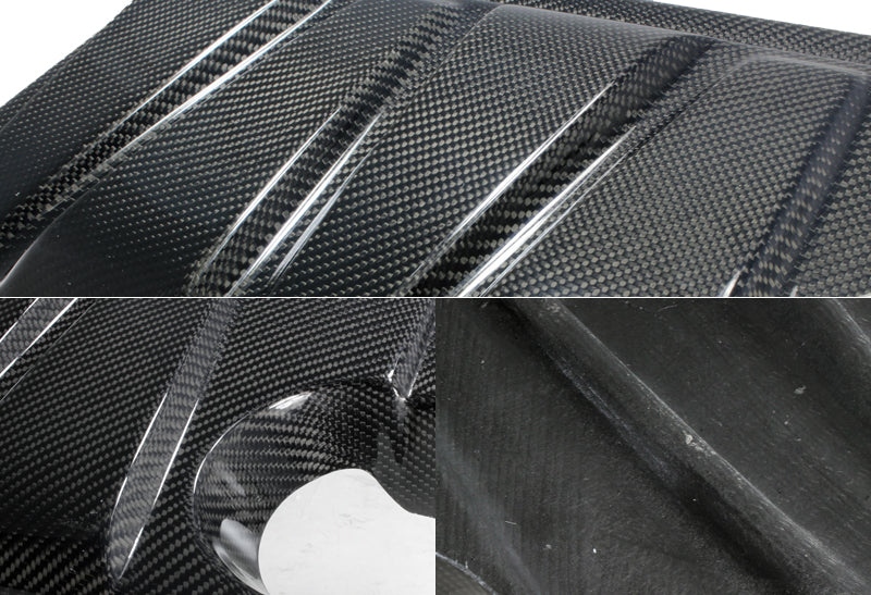 For 2008 - 2015 Mitsubishi Lancer Evolution X Light Weight Engine Cover - Real Carbon Fiber - Image 3