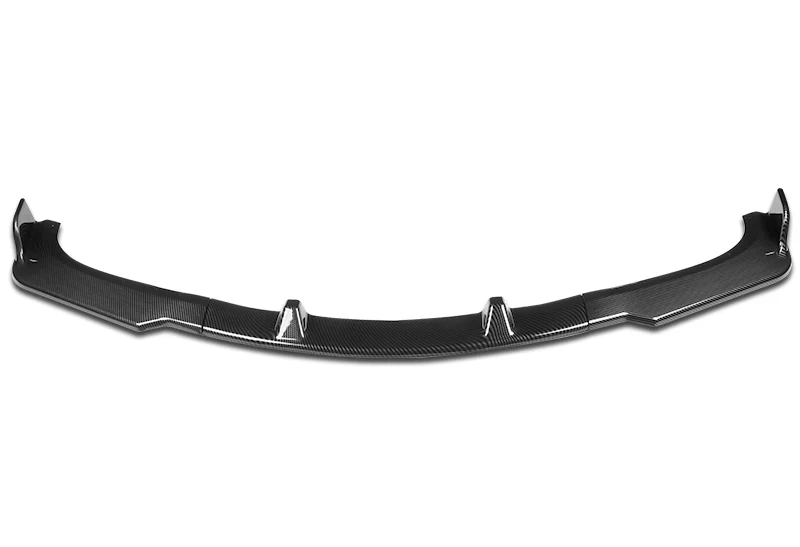 For 2009-2011 BMW E90 4DR Sedan 3-Series Carbon Look Style Front Bumper Splitter Spoiler Lip 3PCS - Image 4