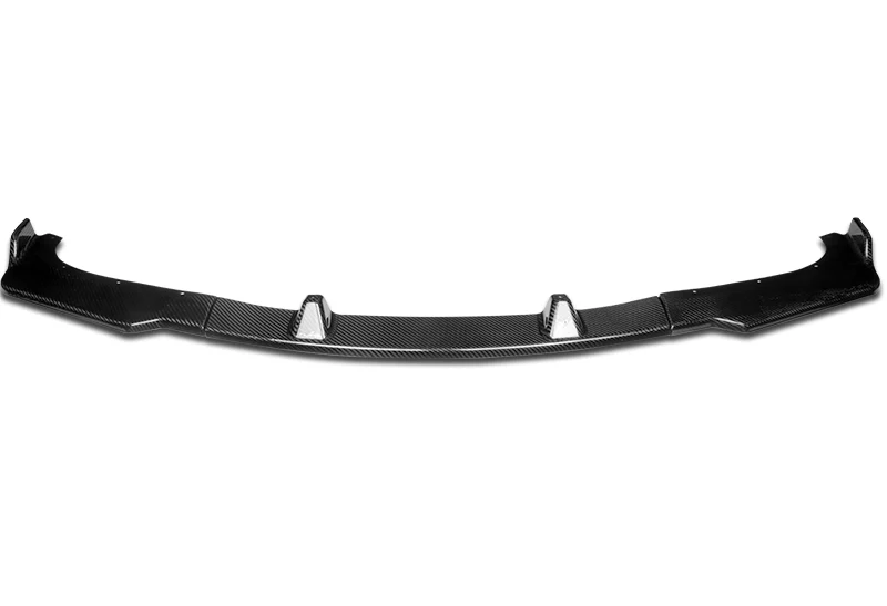 For 2009-2011 BMW E90 4DR Sedan 3-Series Real Carbon Fiber Front Bumper Splitter Spoiler Lip 3PCS - Image 4