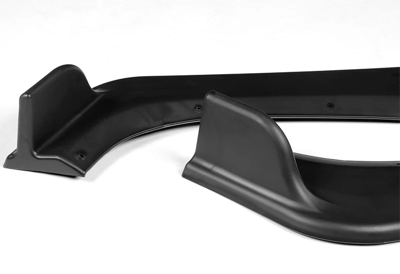For 2009-2011 BMW E90 4DR Sedan 3-Series Unpainted Matte Black Front Bumper Splitter Spoiler Lip 3PCS - Image 3