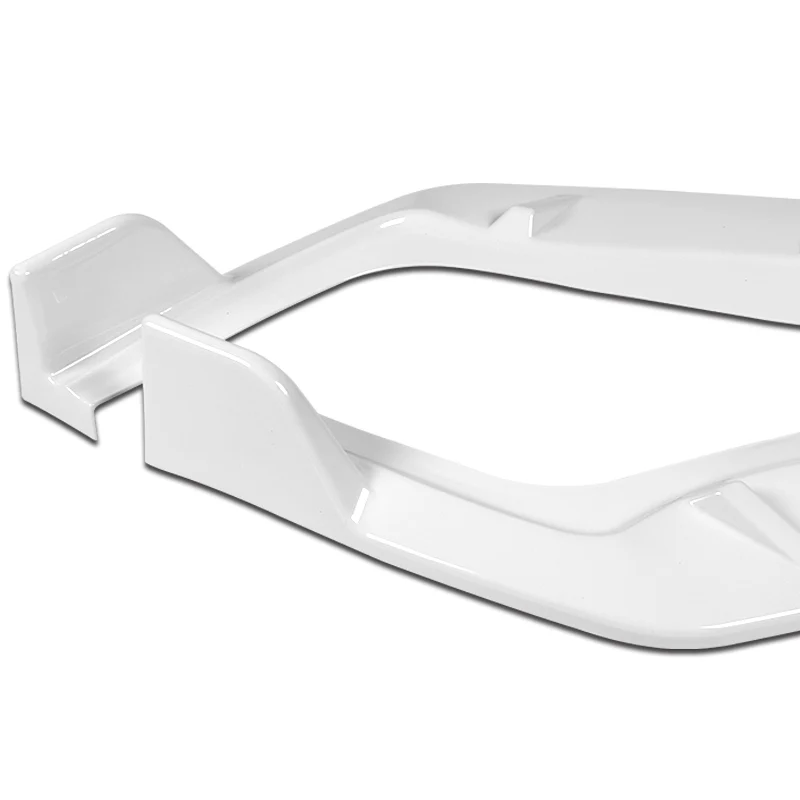 For 2009-2011 Honda Civic 4DR GT-Style PAINTED White 3-Piece Front Bumper Body Spoiler Splitter Lip Kit - Image 2