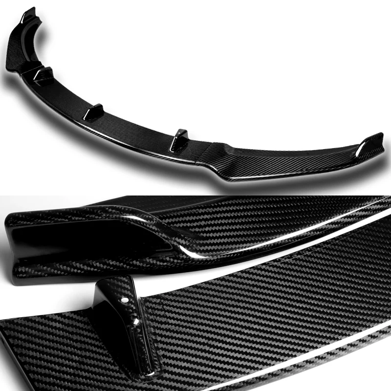 For 2009-2013 Mazda Miata MX-5 GV-Style Carbon Fiber Front Bumper Splitter Spoiler Lip 3PCS - Image 2