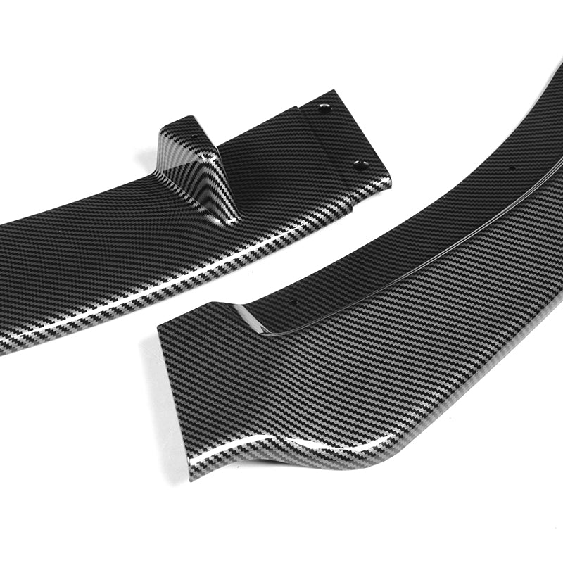 For 2009-2013 Mazda Miata MX-5 GV-Style Carbon Look Front Bumper Splitter Spoiler Lip 3PCS - Image 2