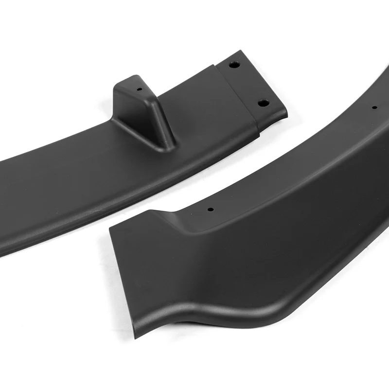 For 2009-2013 Mazda Miata MX-5 GV-Style Matt Black Front Bumper Splitter Spoiler Lip 3PCS - Image 2