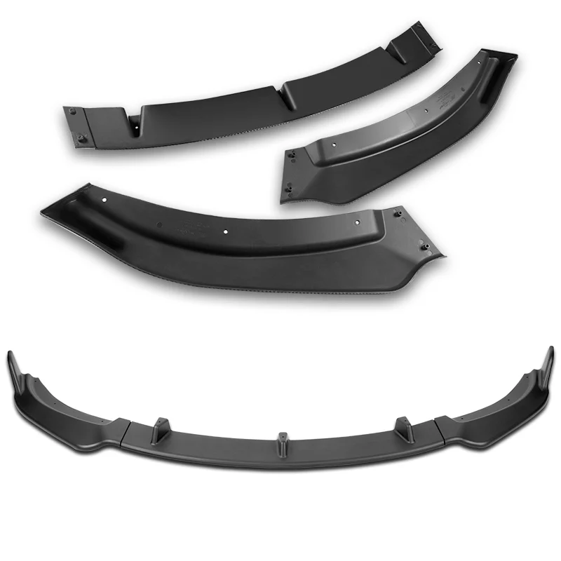 For 2009-2013 Mazda Miata MX-5 GV-Style Matt Black Front Bumper Splitter Spoiler Lip 3PCS - Image 3