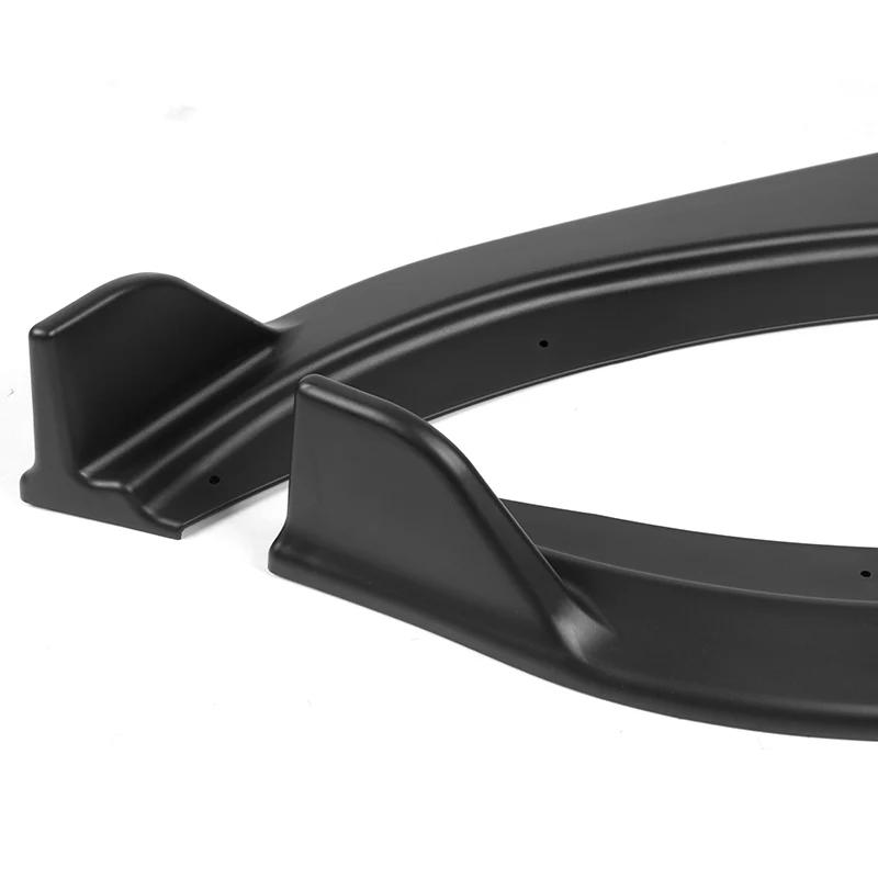 For 2009-2013 Mazda Miata MX-5 GV-Style Matt Black Front Bumper Splitter Spoiler Lip 3PCS - Image 4