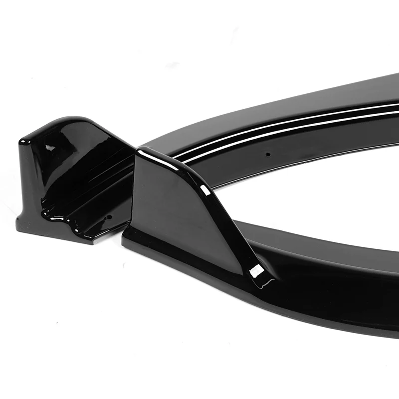 For 2009-2013 Mazda Miata MX-5 GV-Style Painted Black Front Bumper Splitter Spoiler Lip 3PCS - Image 4
