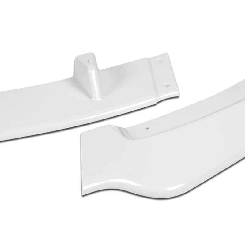 For 2009-2013 Mazda Miata MX-5 GV-Style Painted White Front Bumper Splitter Spoiler Lip 3PCS - Image 2