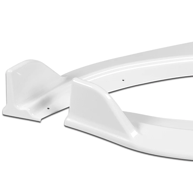 For 2009-2013 Mazda Miata MX-5 GV-Style Painted White Front Bumper Splitter Spoiler Lip 3PCS - Image 4