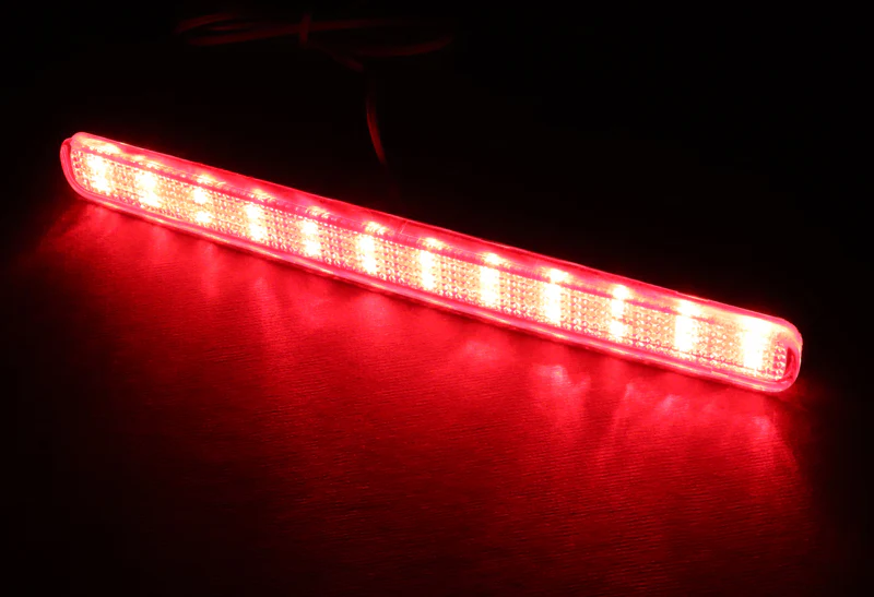 For 2009 – 2014 Acura TSX 48-LED Rear Bumper Reflector Stop Brake Light Kit -Red Lens - Image 2