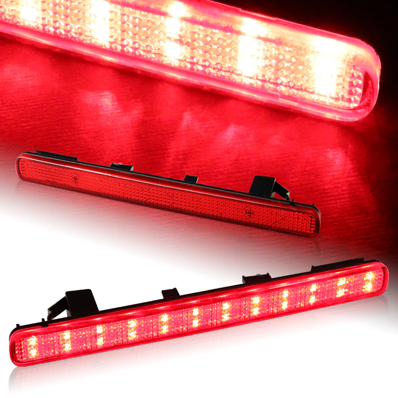 For 2009 – 2014 Acura TSX 48-LED Rear Bumper Reflector Stop Brake Light Kit -Red Lens - Image 3