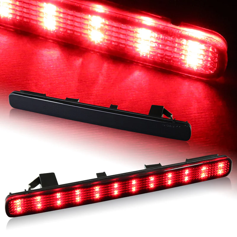 For 2009 – 2014 Acura TSX 48-LED Rear Bumper Reflector Stop Brake Light Kit -Smoke Lens - Image 4