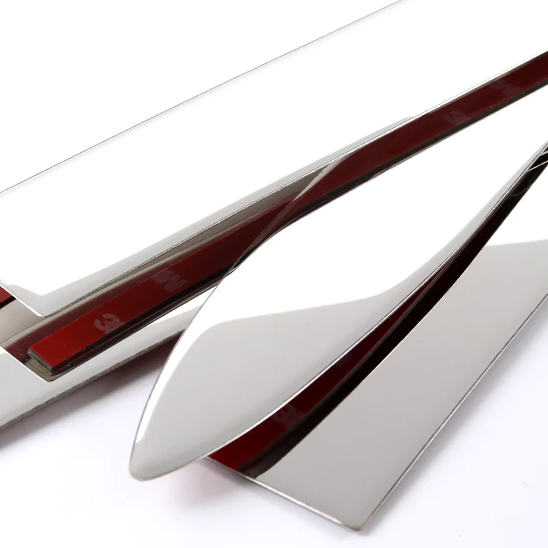 For 2009 – 2014 Ford F-150 F150 Crew Cab 4-DR Chrome ABS Body Side Moldings Trim 4-PCS Set - Image 2
