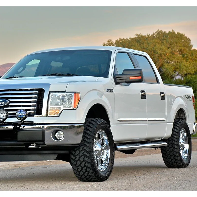 For 2009 – 2014 Ford F-150 F150 Crew Cab 4-DR Chrome ABS Body Side Moldings Trim 4-PCS Set - Image 5