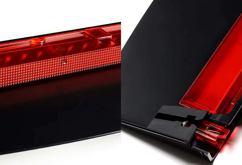 For 2009-2016 Audi S4 A4 Quattro LED High Mounted Center Reflector Third 3RD Brake Light Stop Lamp -Red Lens - Image 2
