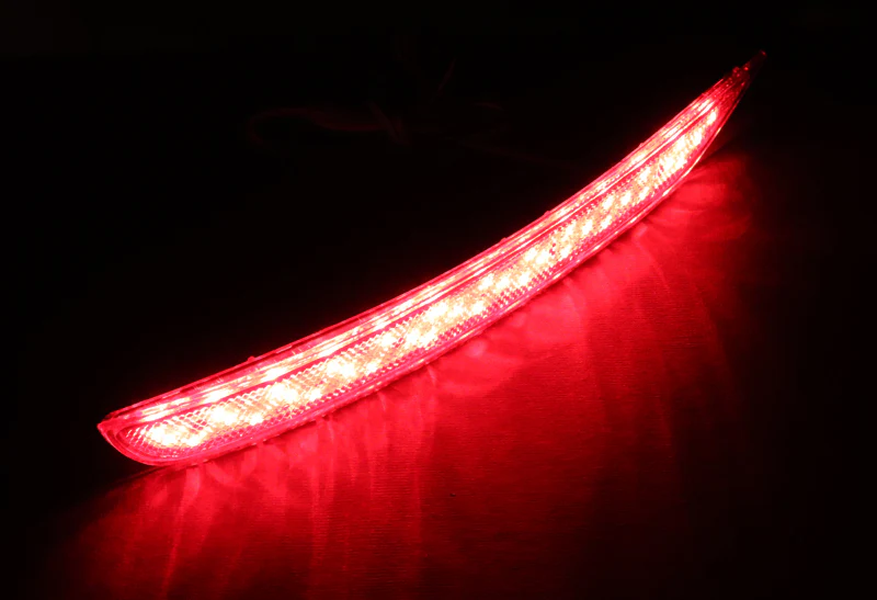 For 2009 – 2018 Subaru Forester 72-LED Rear Bumper Reflector Stop Brake Light Kit -Red Lens - Image 3