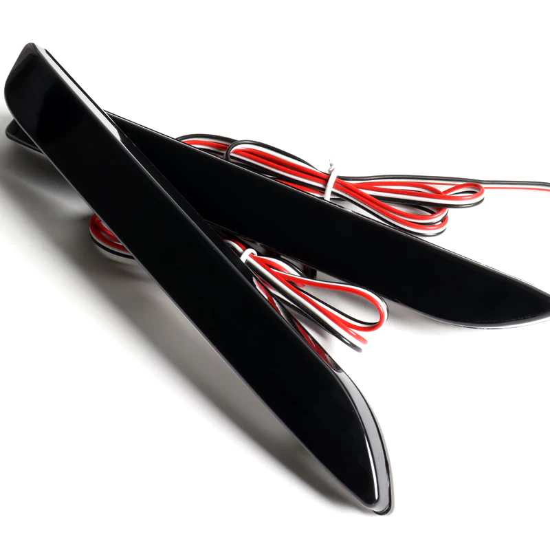 For 2009 – 2018 Toyota Matrix Venza Avalon Sienna LED Rear Bumper Stop Brake Light Kit -Smoke Lens - Image 2