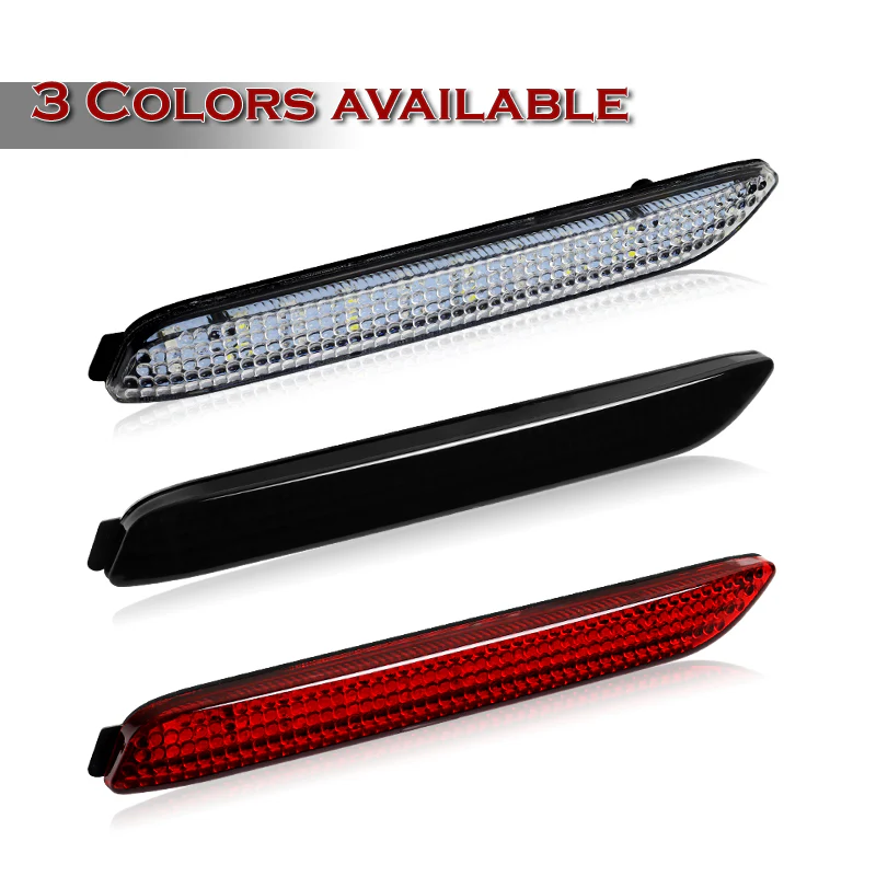For 2009 – 2018 Toyota Matrix Venza Avalon Sienna LED Rear Bumper Stop Brake Light Kit -Smoke Lens - Image 6