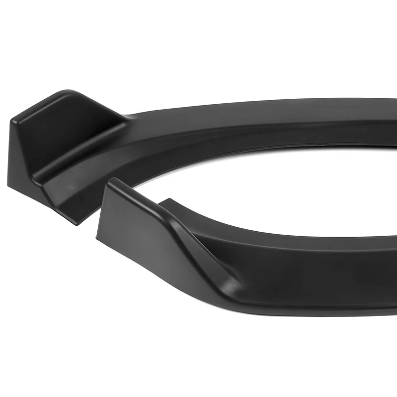 For 2010-2012 Hyundai Genesis Coupe Matt Black 3-Pcs Front Bumper Splitter Spoiler Lip - Image 2