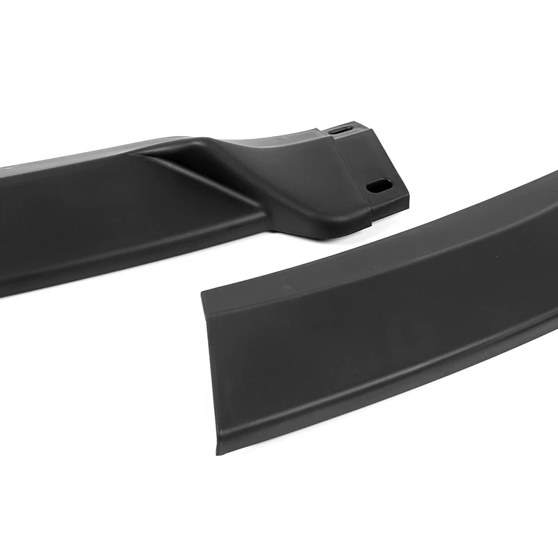 For 2010-2012 Hyundai Genesis Coupe Matt Black 3-Pcs Front Bumper Splitter Spoiler Lip - Image 3