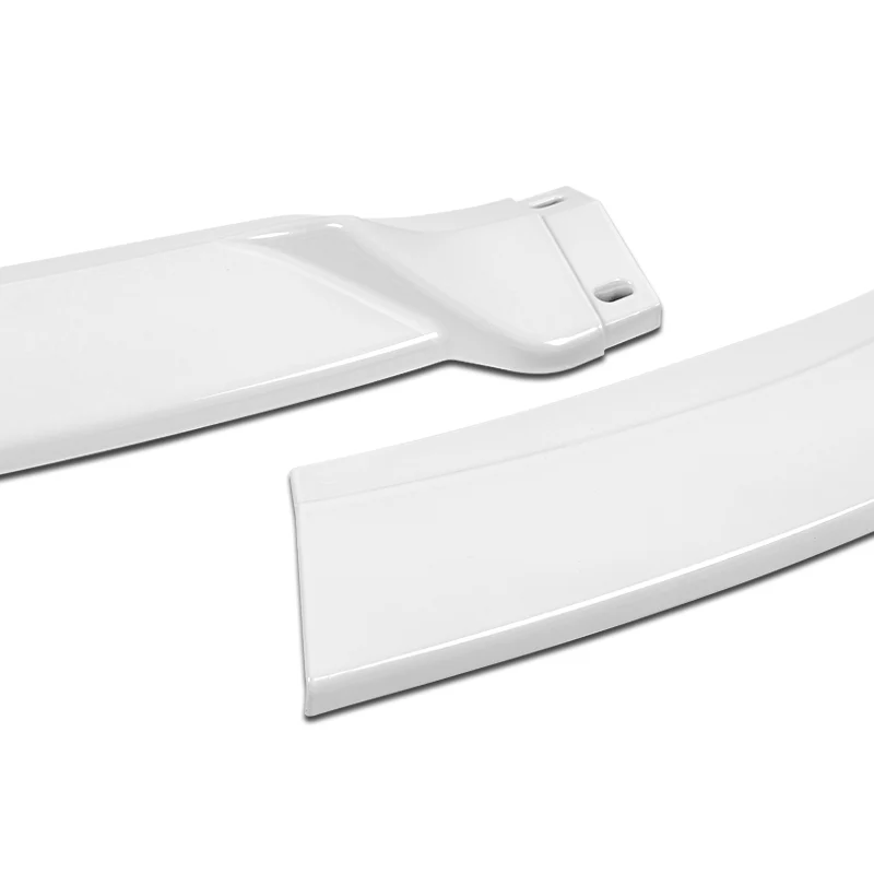 For 2010-2012 Hyundai Genesis Coupe Painted White 3-PCS Front Bumper Body Spoiler Lip - Image 2