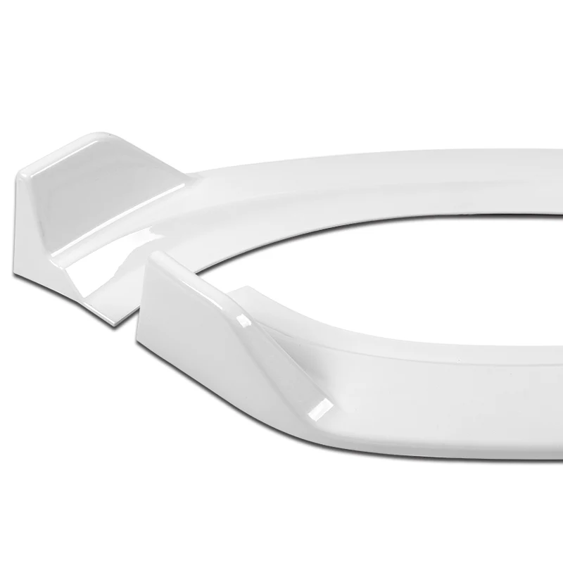 For 2010-2012 Hyundai Genesis Coupe Painted White 3-PCS Front Bumper Body Spoiler Lip - Image 4