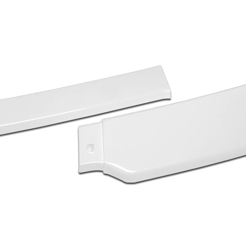 For 2010-2013 Chevrolet Camaro V6 Painted White Front Bumper Splitter Spoiler Lip 3PCS - Image 2