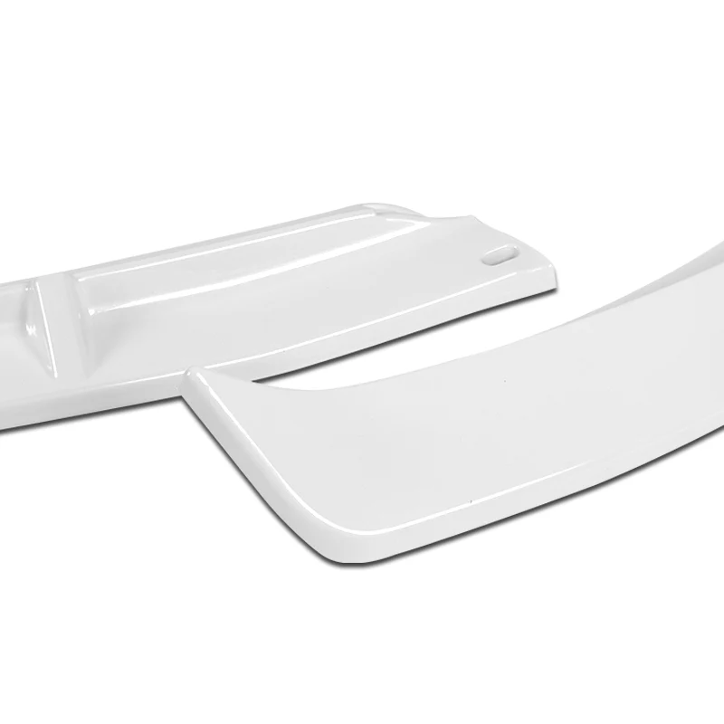 For 2010-2013 Kia Forte STP-Sty Painted White Front Bumper Splitter Spoiler Lip  3-PCS - Image 2