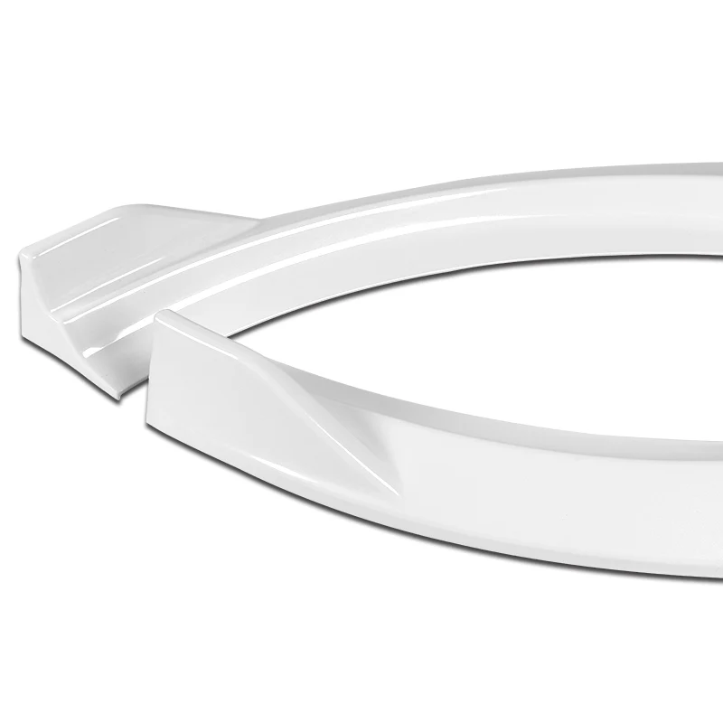 For 2010-2013 Kia Forte STP-Sty Painted White Front Bumper Splitter Spoiler Lip  3-PCS - Image 4
