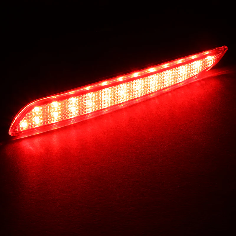 For 2010 – 2013 Mazda 3 LED Rear Bumper Reflector Stop Brake Light Kit -Smoke Lens - Image 6