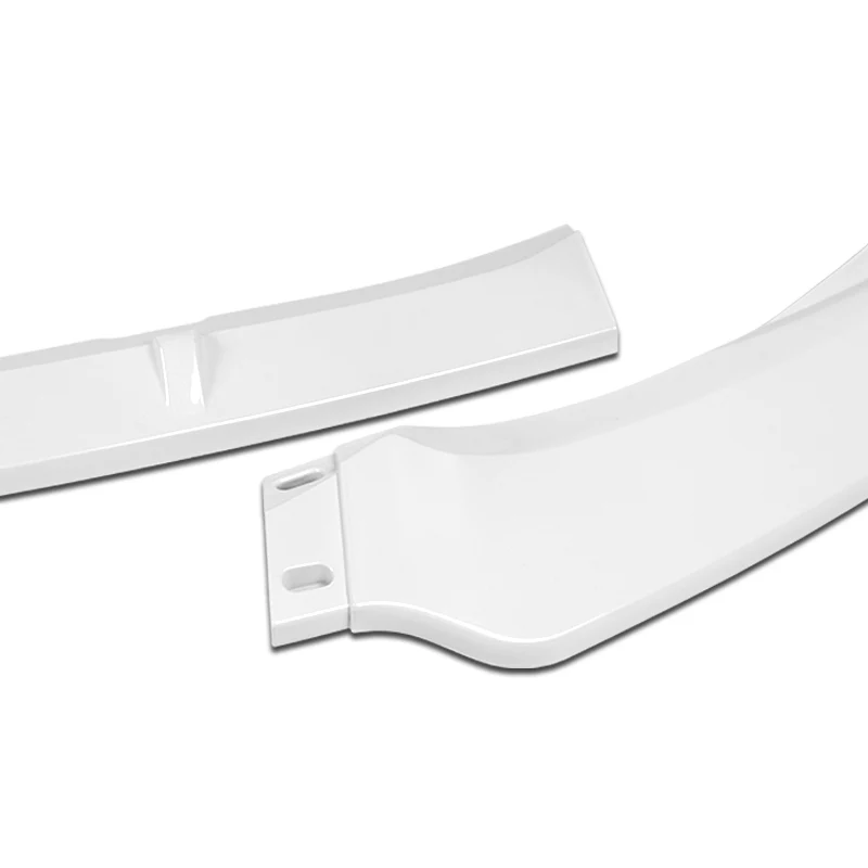 For 2010-2013 Mazda 3 MS-Style 3-PCS Painted White Front Bumper Body Kit Spoiler Lip - Image 2
