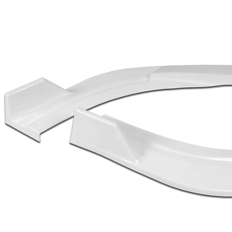 For 2010-2013 Mazda 3 MS-Style 3-PCS Painted White Front Bumper Body Kit Spoiler Lip - Image 3
