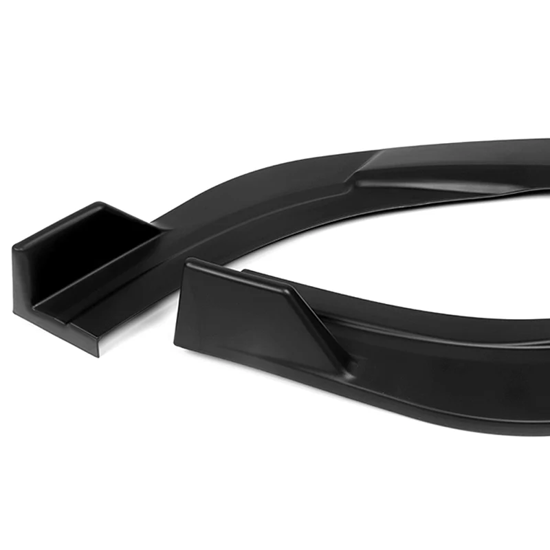 For 2010-2013 Mazda 3 MS-Style JDM 3-PCS Matt Black Front Bumper Body Kit Spoiler Lip - Image 3