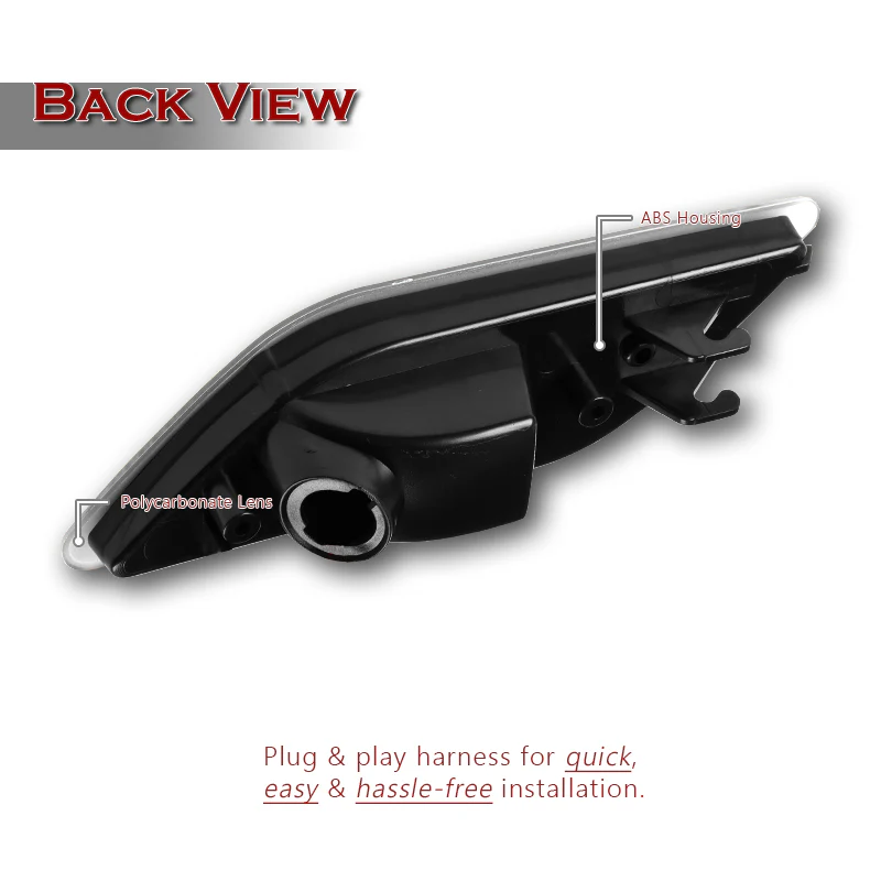 For 2010–2013 Mercedes-Benz W212 E-Class Turn Signal Front Fender Side Marker Lights -Clear Lens - Image 2