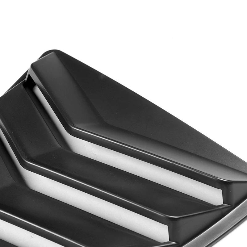 For 2010 - 2015 Chevrolet Camaro ABS Side Window Louvers Scoop Sun Shade Covers Vent -Black - Image 2