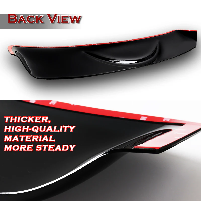 For 2010-2015 Chevy Camaro Coupe Black ABS Rear Window Roof Visor Spoiler Wing - Image 4