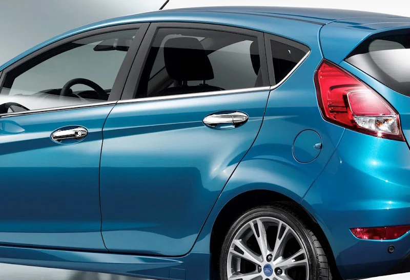 For 2010 - 2016 Ford Fiesta Chrome Exterior Door Pull Handle Cover Cap Trim Kit 8PCS - Image 3