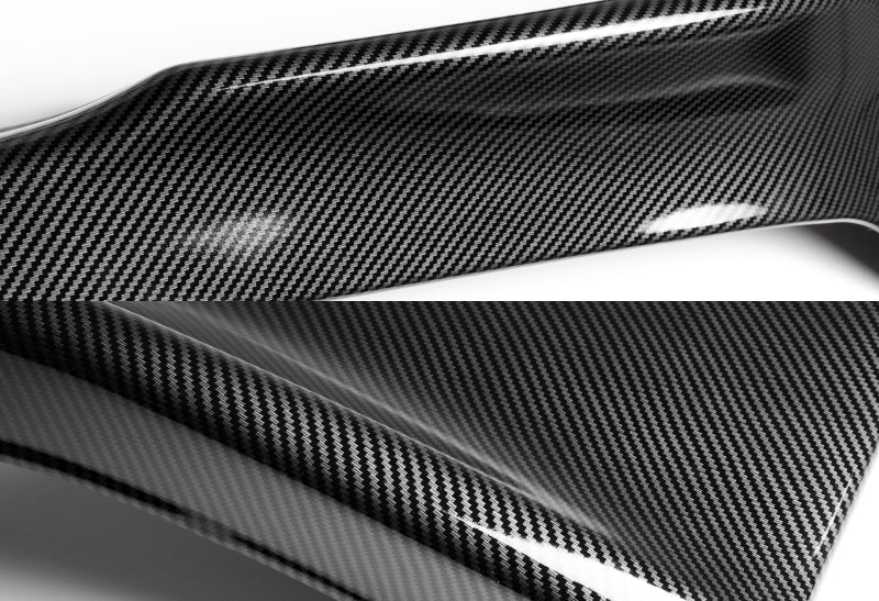 For 2011-2012 Honda Accord 4-DOOR OE-Style Carbon Look Front Bumper Spoiler Lip 3 Pieces - Image 2