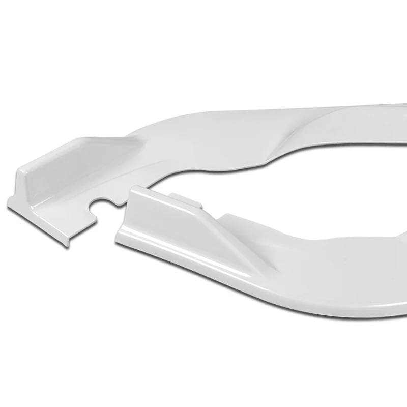 For 2011-2012 Honda CR-Z JP-Style Painted White Front Bumper Body Splitter Spoiler Lip 3PCS - Image 4