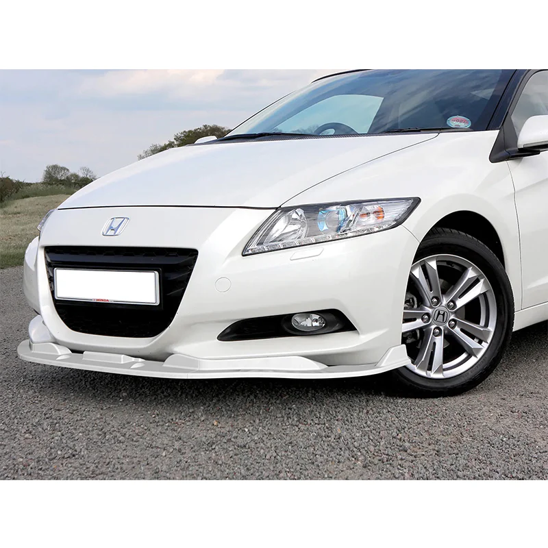 For 2011-2012 Honda CR-Z JP-Style Painted White Front Bumper Body Splitter Spoiler Lip 3PCS - Image 5